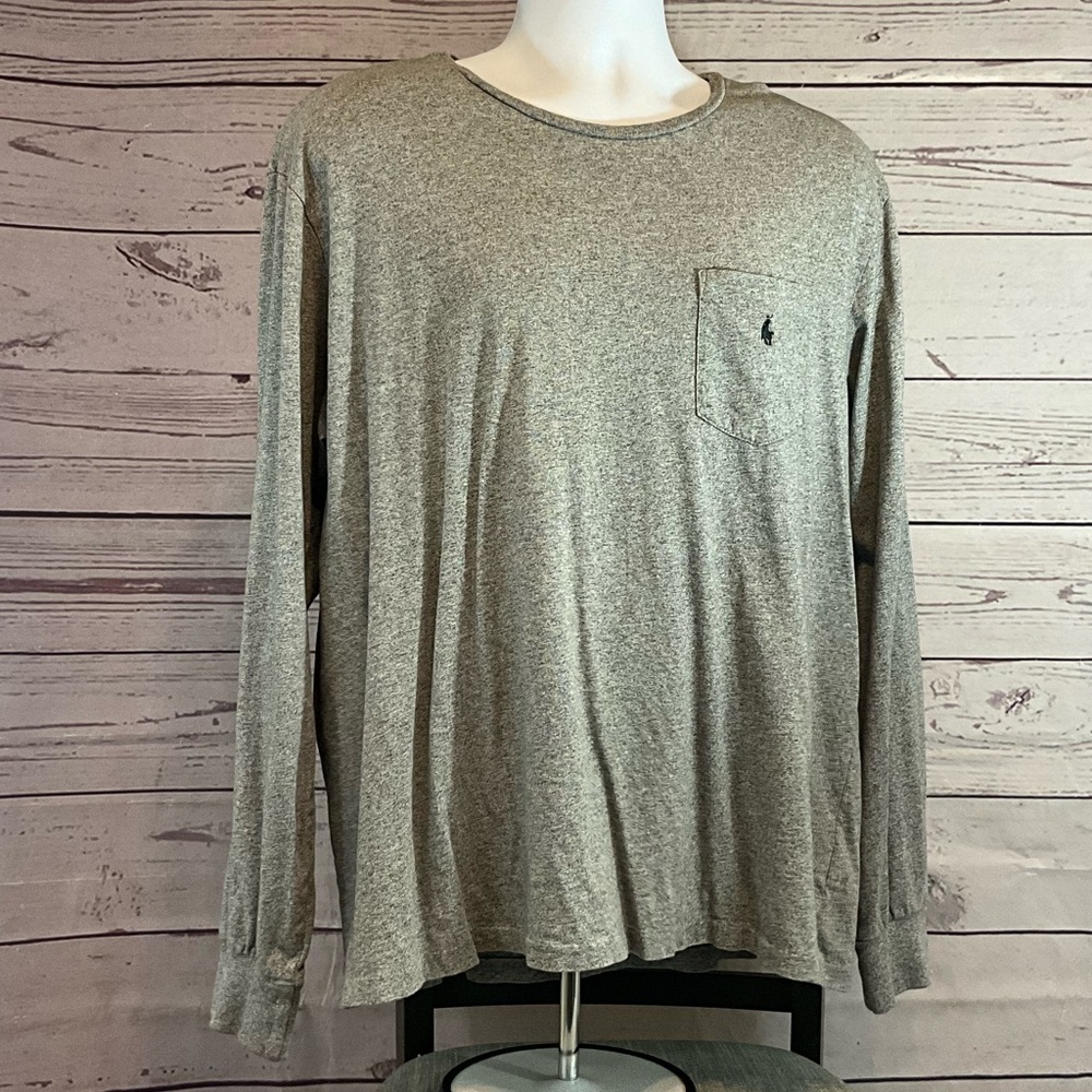 Polo by Ralph Lauren Gray Long Sleeve Tee